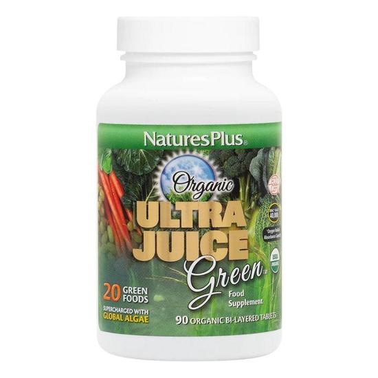 Nature's Plus Ultra Juice Green Organic Bilayer Tablets 90 Tablets