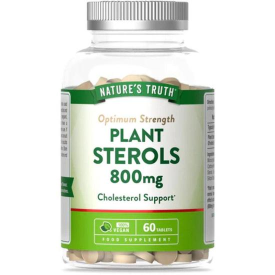 Nature's Truth Plant Sterols 800mg Tablets
