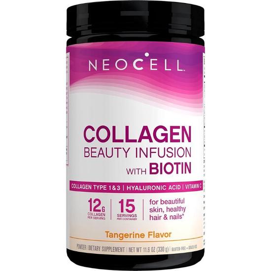 NeoCell Collagen Beauty Infusion With Biotin Tangerine 330g