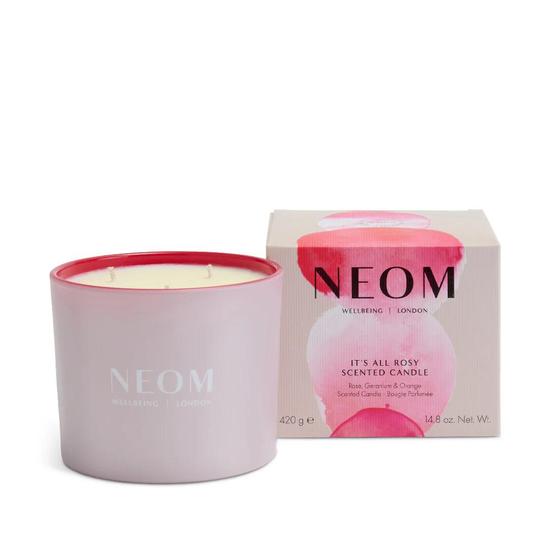 Neom Organics It's All Rosy 3 Wick Candle