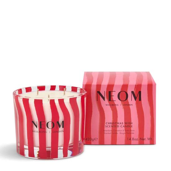 Neom Organics Wellbeing London Christmas Wish 3 Wick Candle