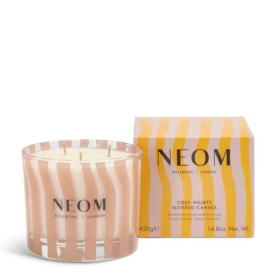 Neom Organics Wellbeing London Cosy Nights 3 Wick Candle