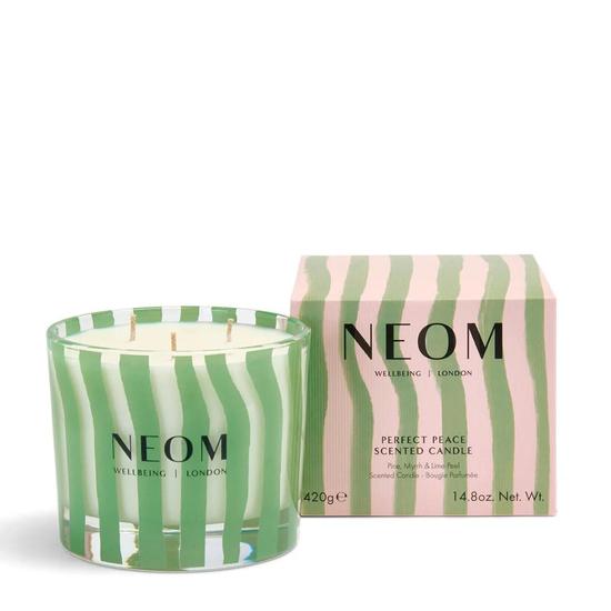 Neom Organics Wellbeing London Perfect Peace 3 Wick Candle