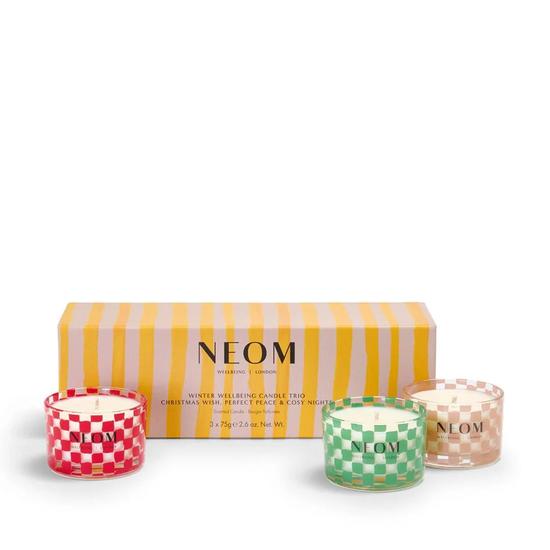 Neom Organics Wellbeing London Winter Wellbeing Candle Trio