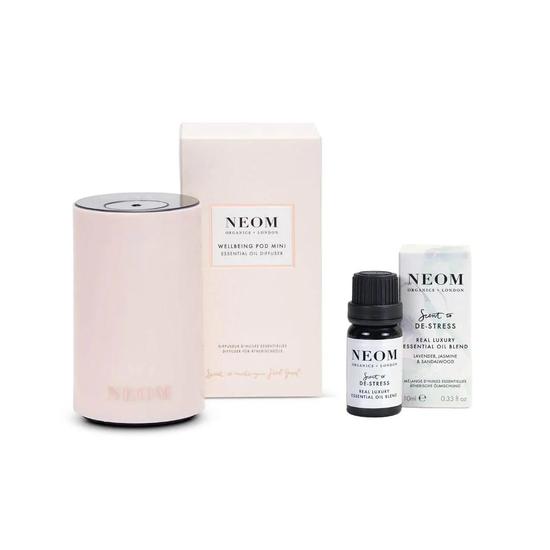 Neom Organics Wellbeing Pod Mini Nude & Real Luxury De-Stress Essential Oil Blend Duo