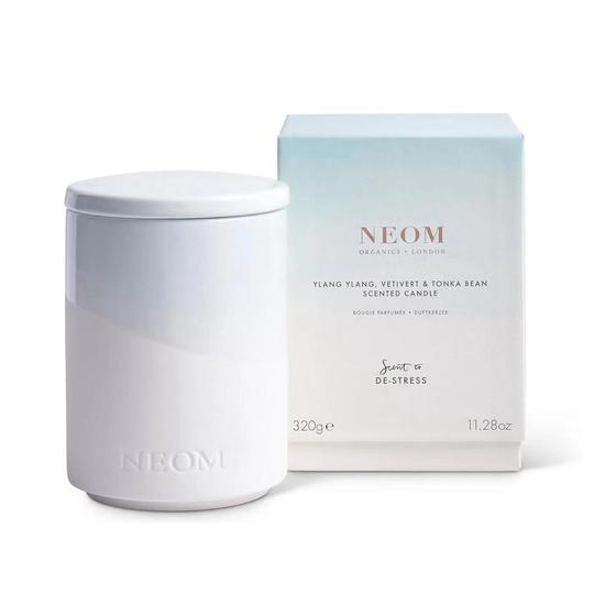 Neom Organics Ylang Ylang, Vetivert & Tonka Bean Scented Candle