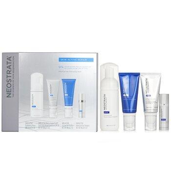 NeoStrata Skin Active Repair Kit: Exfoliating Wash + Matrix Support SPF 30 + Cellular Restoration + Intensive Eye Therapy