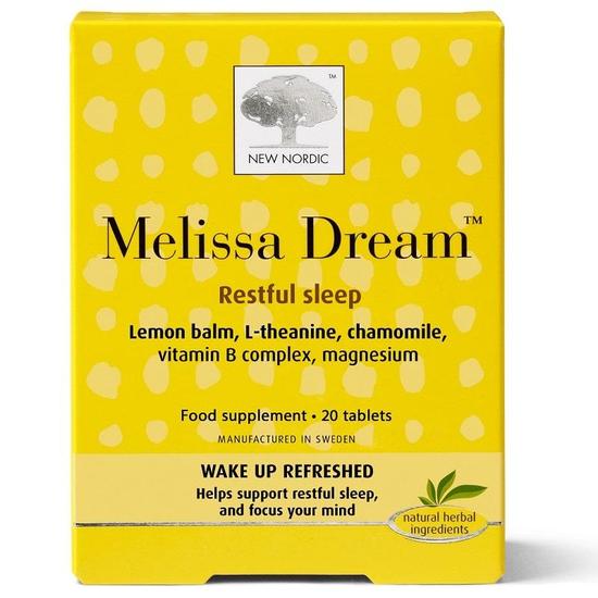 New Nordic Melissa Dream Tablets 20 Tablets