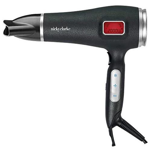 Nicky Clarke NHD146 Professional Hair Dryer Black/Silver