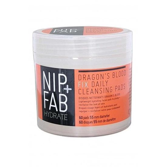 NIP+FAB Dragons Blood Daily Cleansing Pads Hydrate & Revitalise 60 Pads