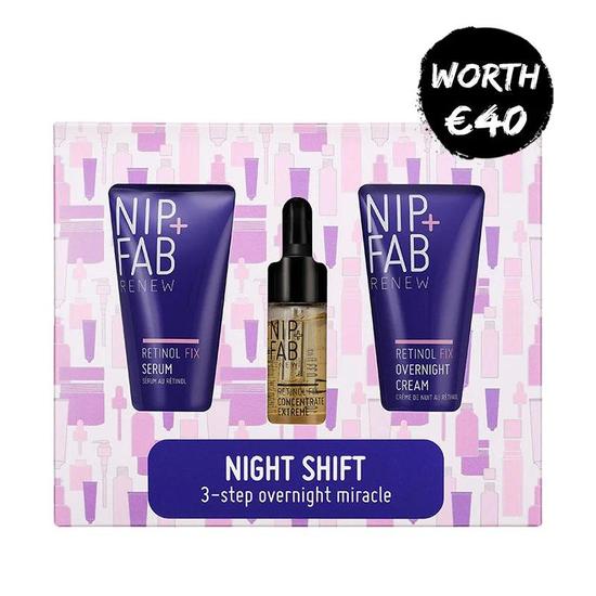 NIP+FAB Night Shift Trio Gift Set