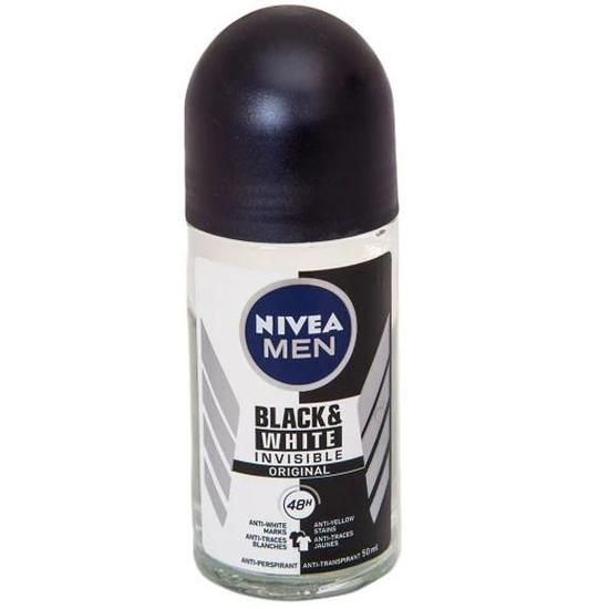 Nivea Men Black & White Original Deodorant Roll On 50ml