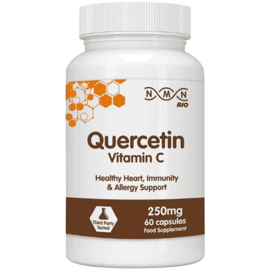 NMN Bio Quercetin 250mg With Vitamin C Capsules 60 Capsules