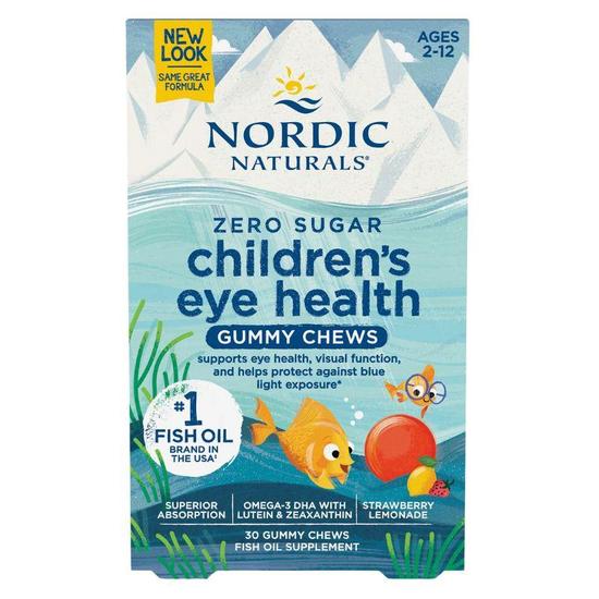 Nordic Naturals Children's Eye Health Strawberry Lemonade Gummies