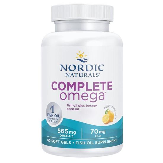 Nordic Naturals Complete Omega 565mg Lemon Softgels 60 Softgels