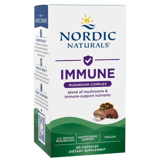 Nordic Naturals Immune Mushroom Complex Capsules 60 Capsules