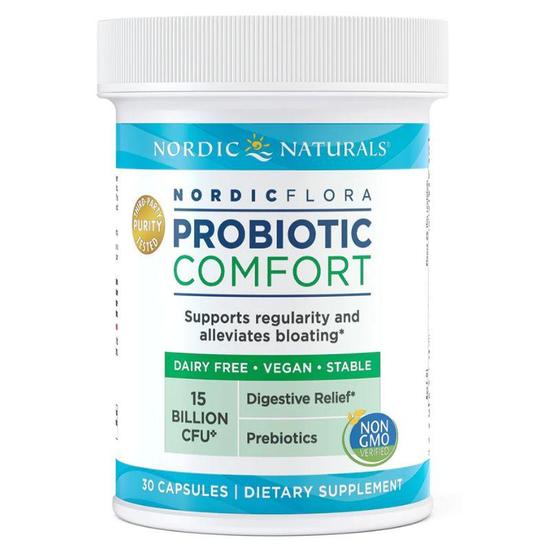 Nordic Naturals Nordic Flora Probiotic Comfort 15 Billion CFU Capsules 30 Capsules