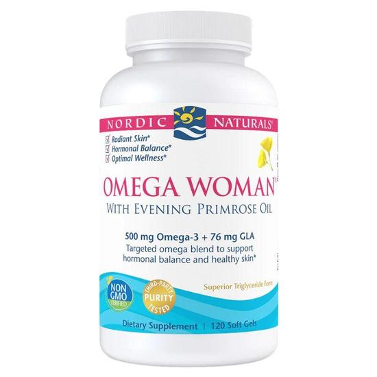 Nordic Naturals Omega Woman 500mg Softgels 120 Softgels