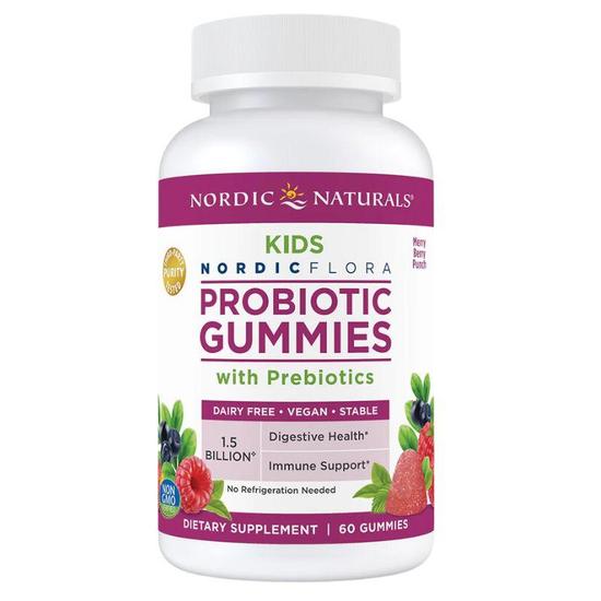 Nordic Naturals Probiotic Kids Merry Berry Punch Gummies 60 Gummies