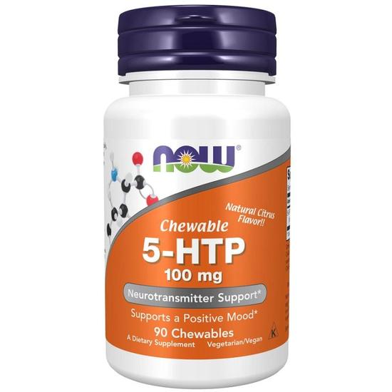 NOW Foods 5-HTP 100mg Chewables 90 Chewables