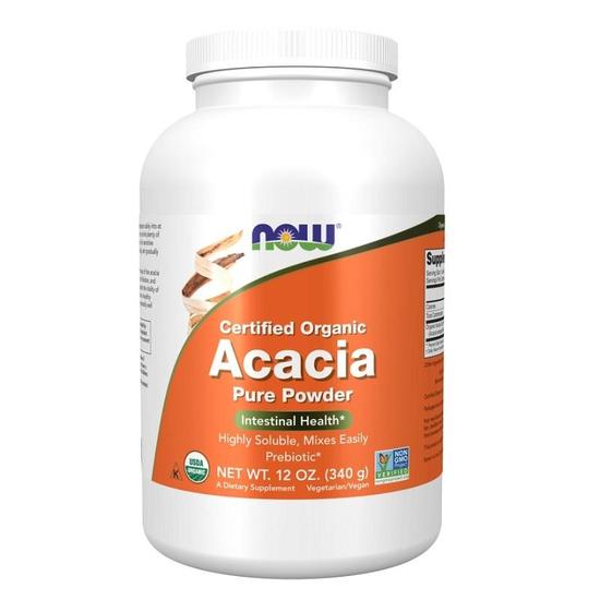 NOW Foods Acacia Fibre Organic Powder 340g