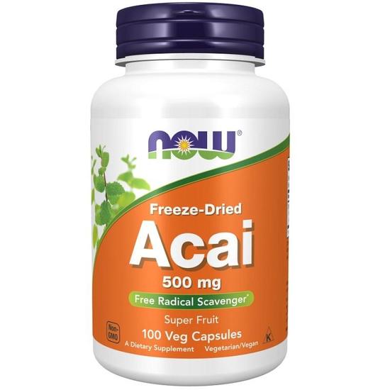 NOW Foods Acai 500mg Capsules 100 Capsules