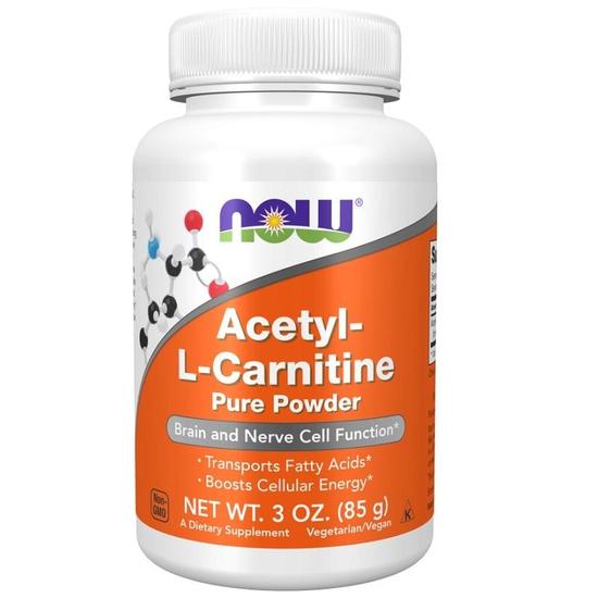 NOW Foods Acetyl-L-Carnitine Pure Powder 85g