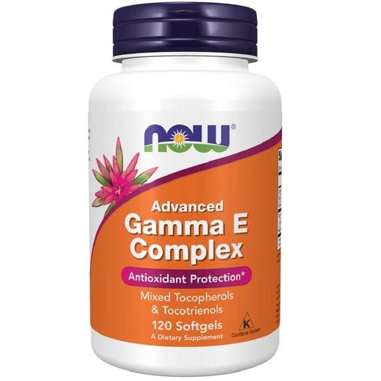 NOW Foods Advanced Gamma E Complex Softgels 120 Softgels