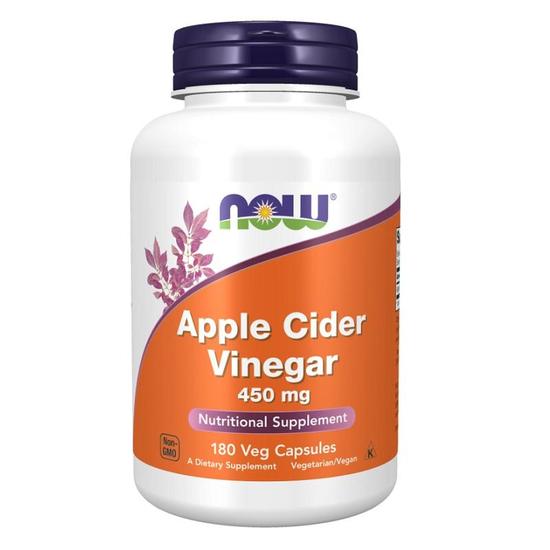 NOW Foods Apple Cider Vinegar 450mg Capsules 180 Capsules