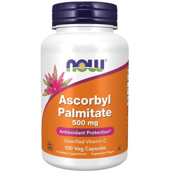 NOW Foods Ascorbyl Palmitate 500mg Capsules 100 Capsules