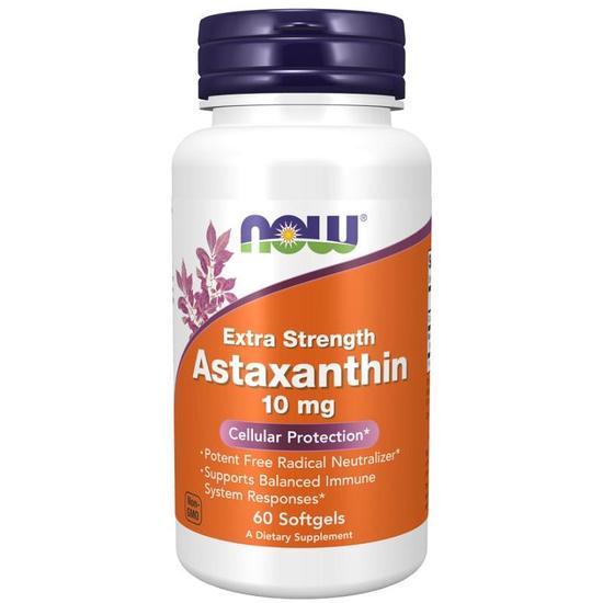 NOW Foods Astaxanthin 10mg Softgels 60 Softgels