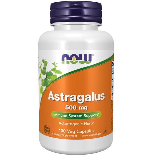 NOW Foods Astragalus 500mg Capsules 100 Capsules