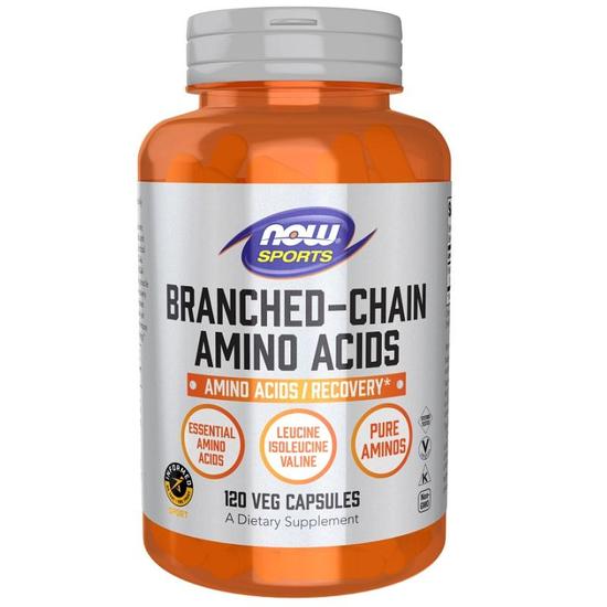 NOW Foods BCAA Branched Chain Amino Acids Capsules 120 Capsules