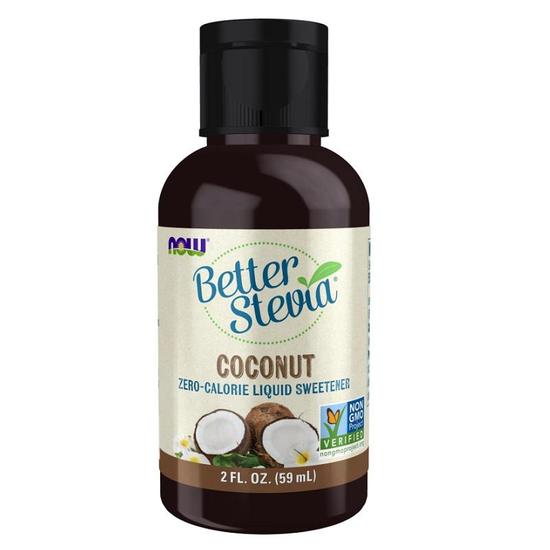 NOW Foods Better Stevia Liquid Coconut 59ml