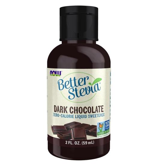 NOW Foods Better Stevia Liquid Dark Chocolate 59ml