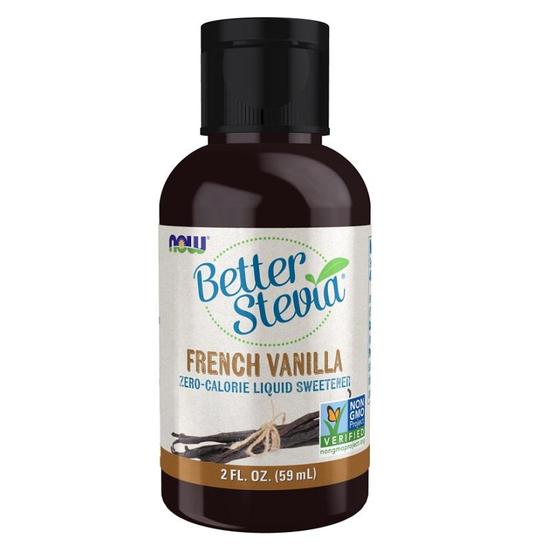 NOW Foods Better Stevia Liquid French Vanilla 59ml