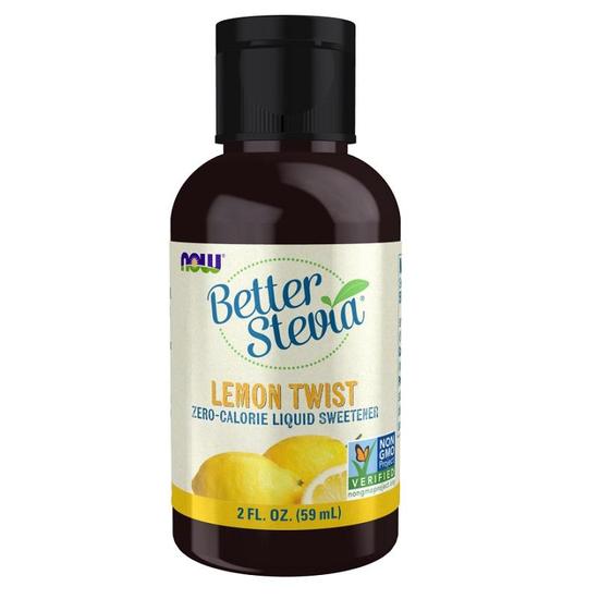 NOW Foods Better Stevia Liquid Lemon Twist 59ml