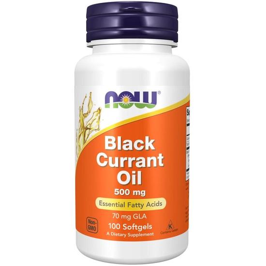 NOW Foods Black Currant Oil 500mg Softgels 100 Softgels