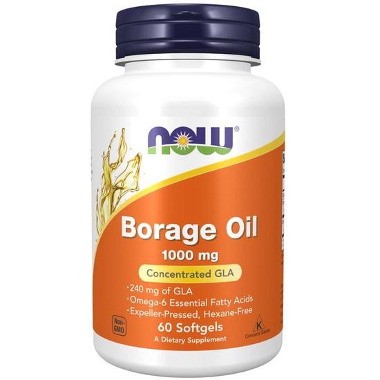 NOW Foods Borage Oil 1000mg Softgels 60 Softgels