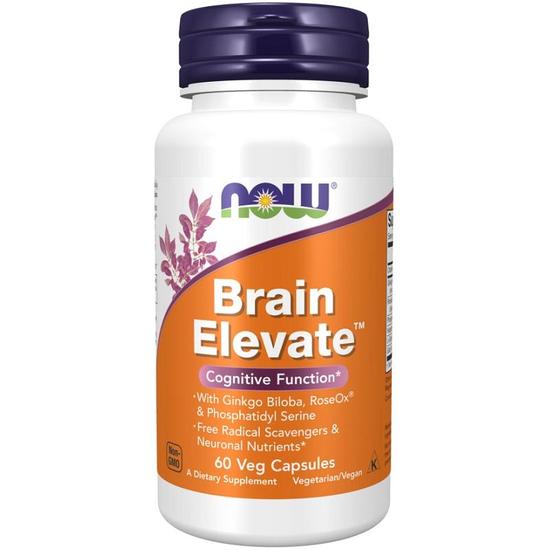 NOW Foods Brain Elevate Capsules 60 Capsules