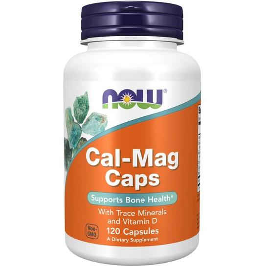 NOW Foods Cal-Mag Capsules 120 Capsules