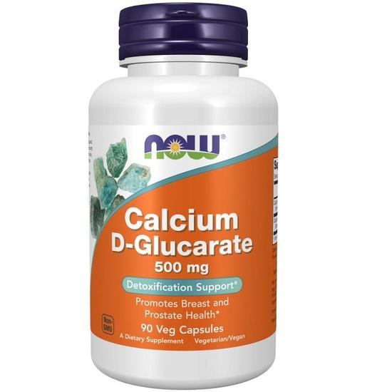 NOW Foods Calcium D-Glucarate 500mg Capsules 90 Capsules