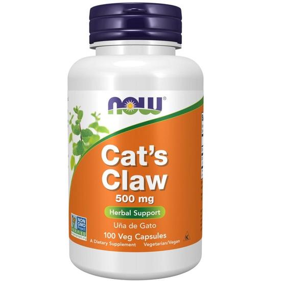 NOW Foods Cat's Claw 500mg Capsules 100 Capsules