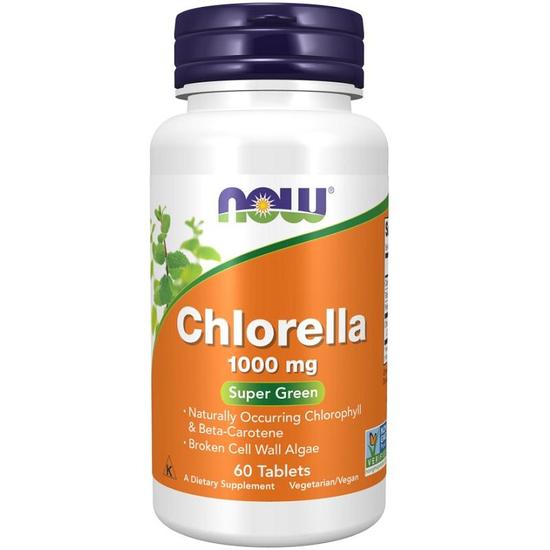 NOW Foods Chlorella 1000mg Tablets 60 Tablets