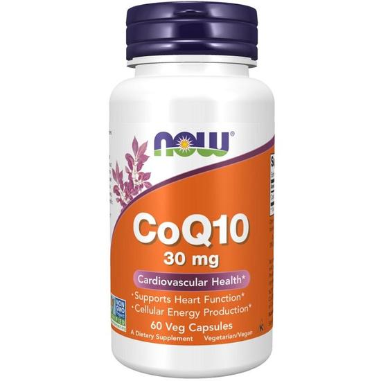 NOW Foods CoQ10 30mg Capsules 60 Capsules