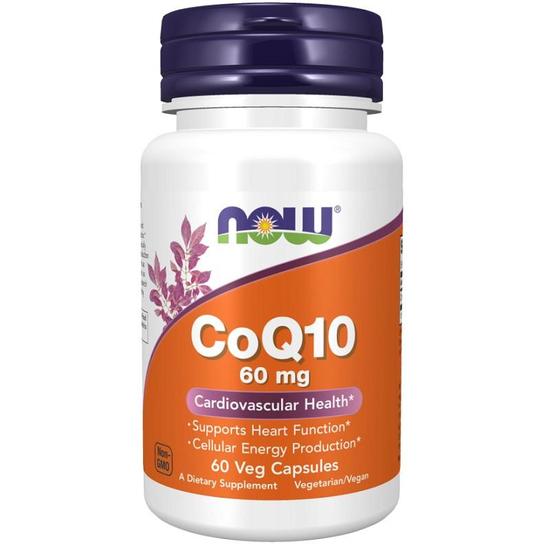 NOW Foods CoQ10 60mg Capsules 60 Capsules