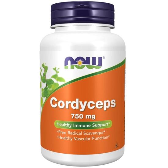 NOW Foods Cordyceps 750mg Capsules 90 Capsules