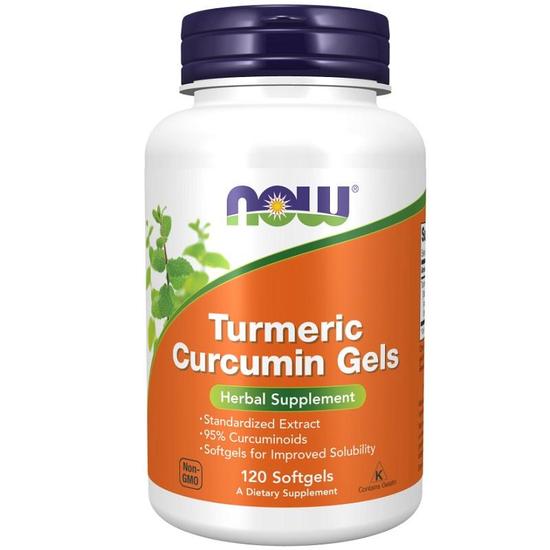 NOW Foods Curcumin Softgels 120 Softgels