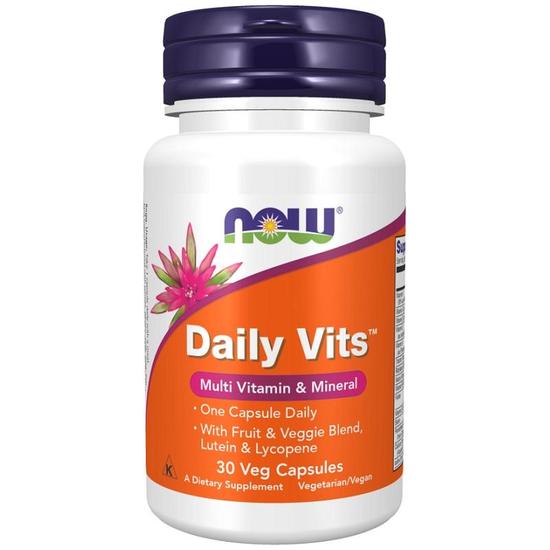 NOW Foods Daily Vits Capsules 30 Capsules