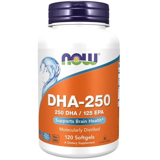 NOW Foods DHA-250 250DHA/125EPA Softgels 120 Softgels